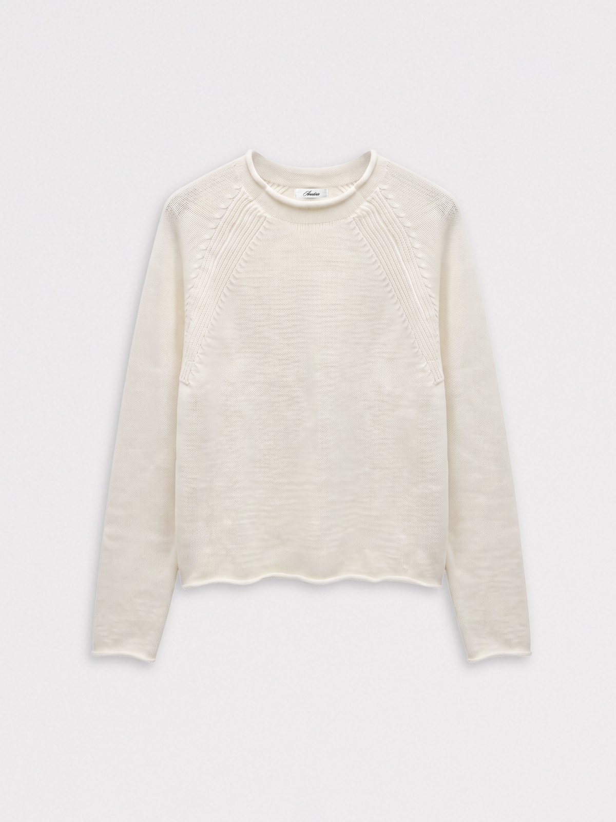 Raw Collar Wool Longsleeve