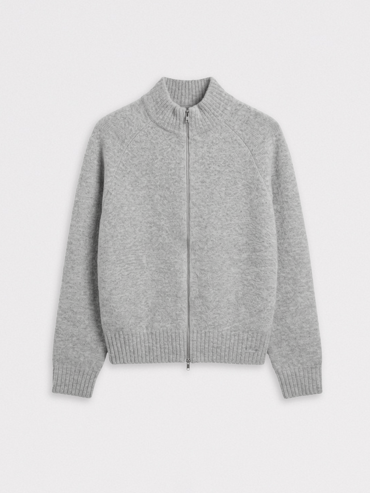 Mohair Raglan Full-Zip, image 1