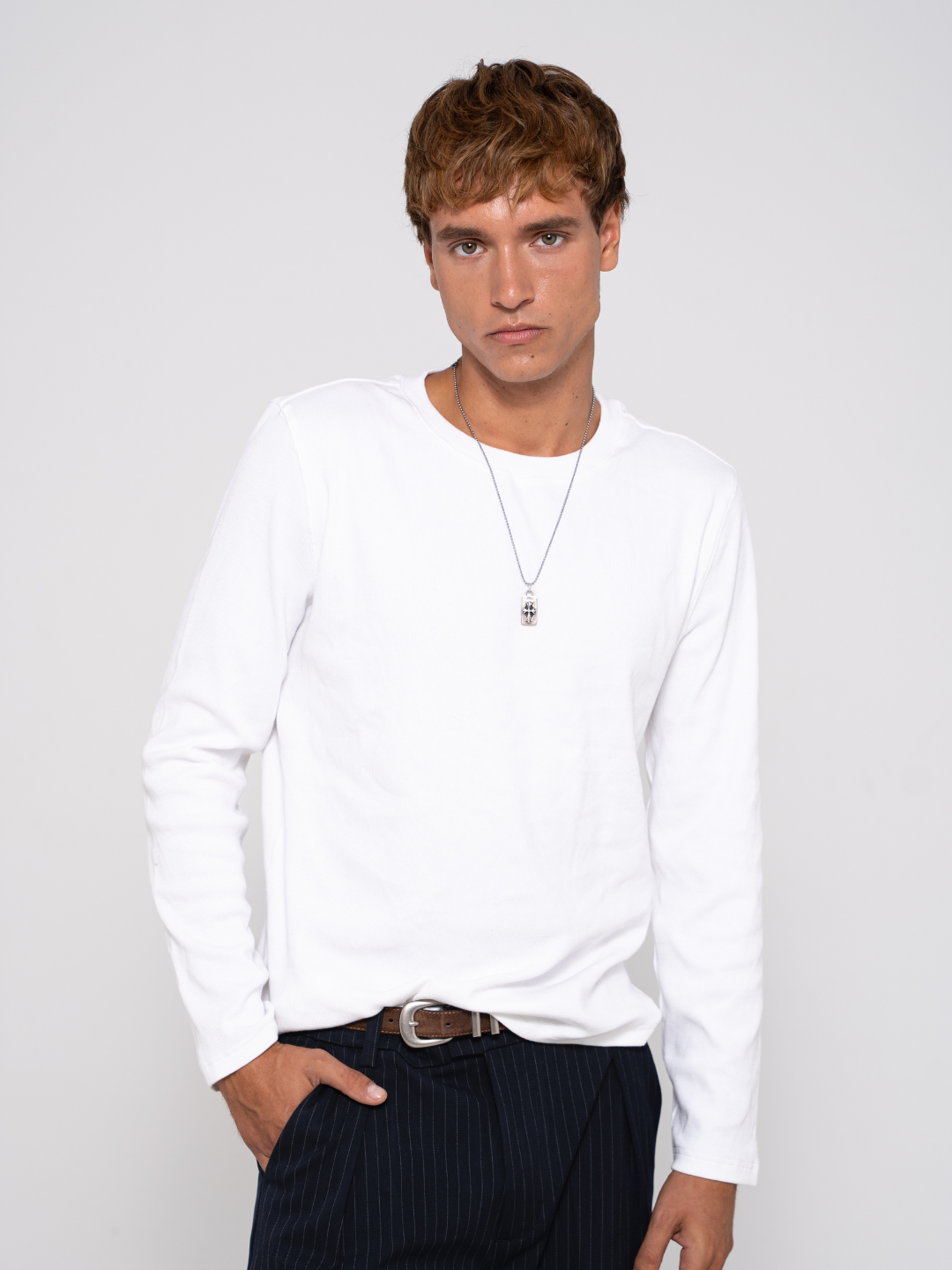Ribbed cotton longsleeve