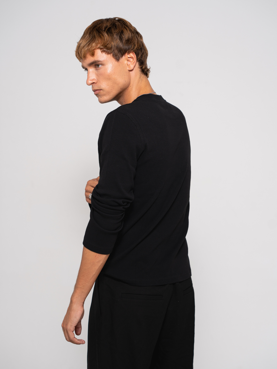 Ribbed cotton longsleeve