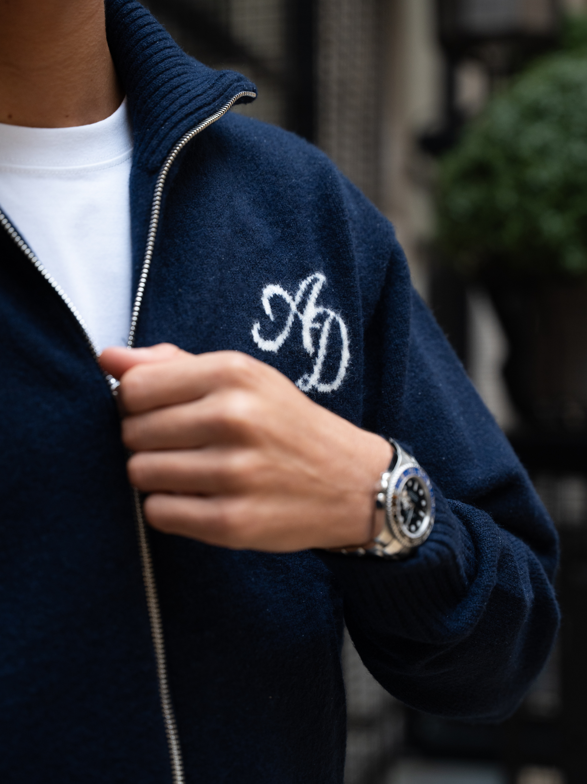 ALTIER MOHAIR FULL-ZIP