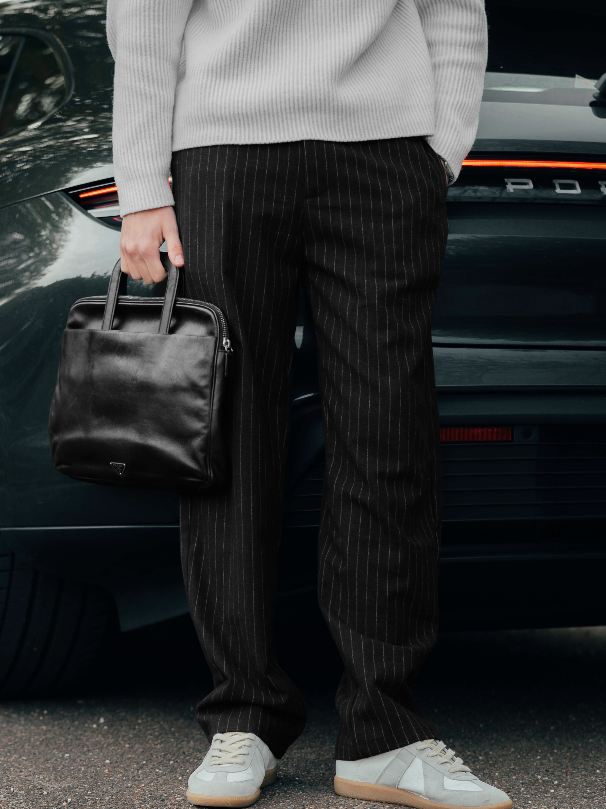 ATELIER PINSTRIPE TROUSERS