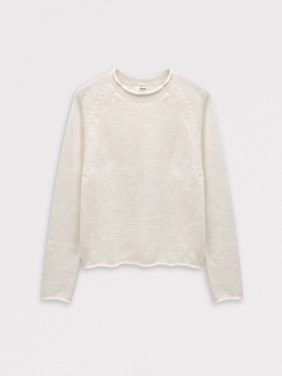 Raw Collar Wool Longsleeve
