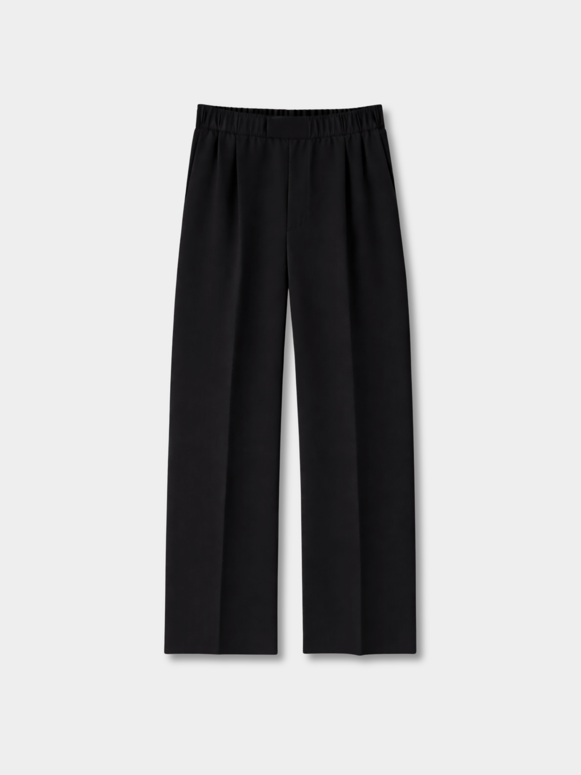 PLEATED WOOL TROUSERS